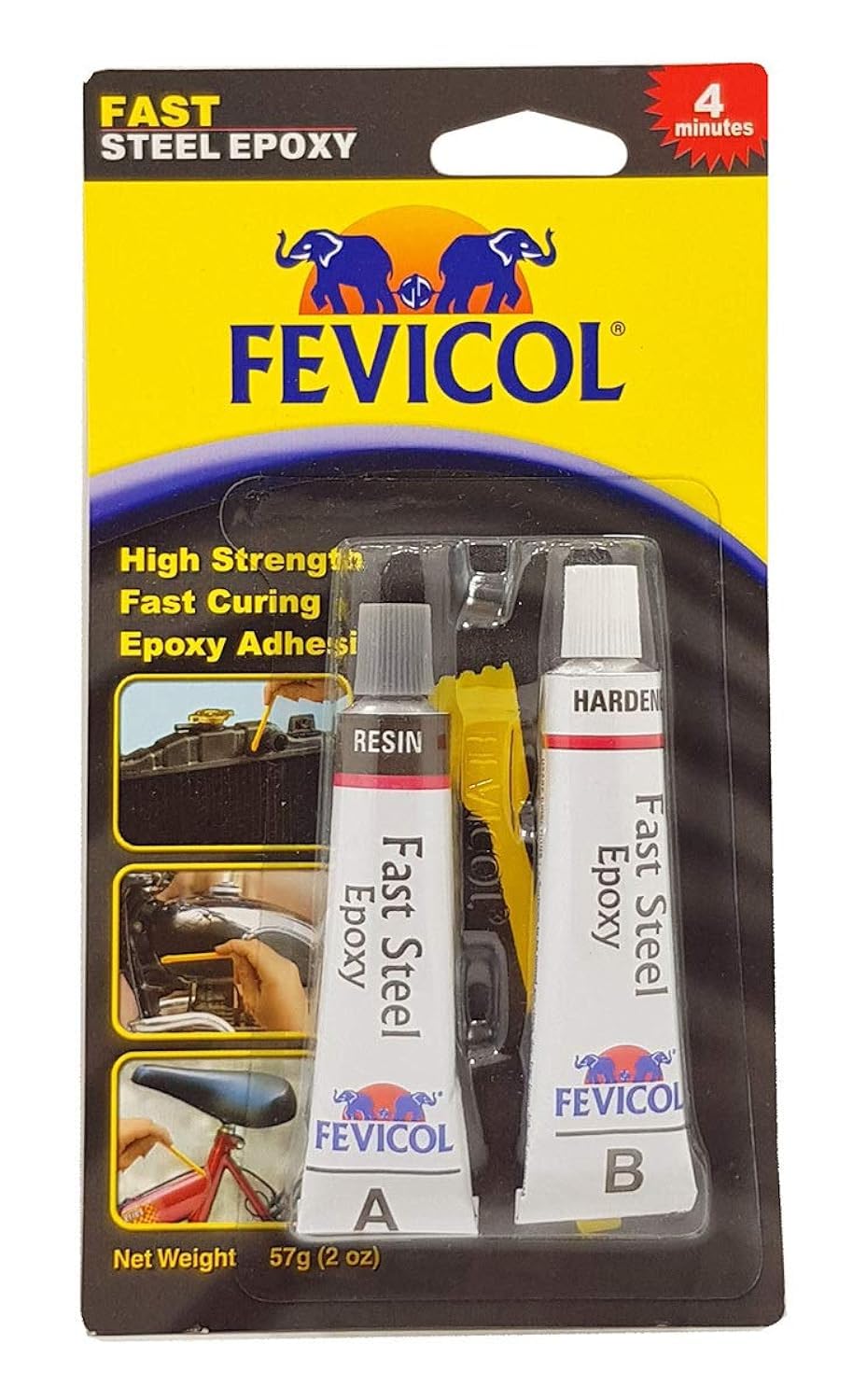 FAVICOL FAST STEEL EPOXY ADHESHIVE 57G